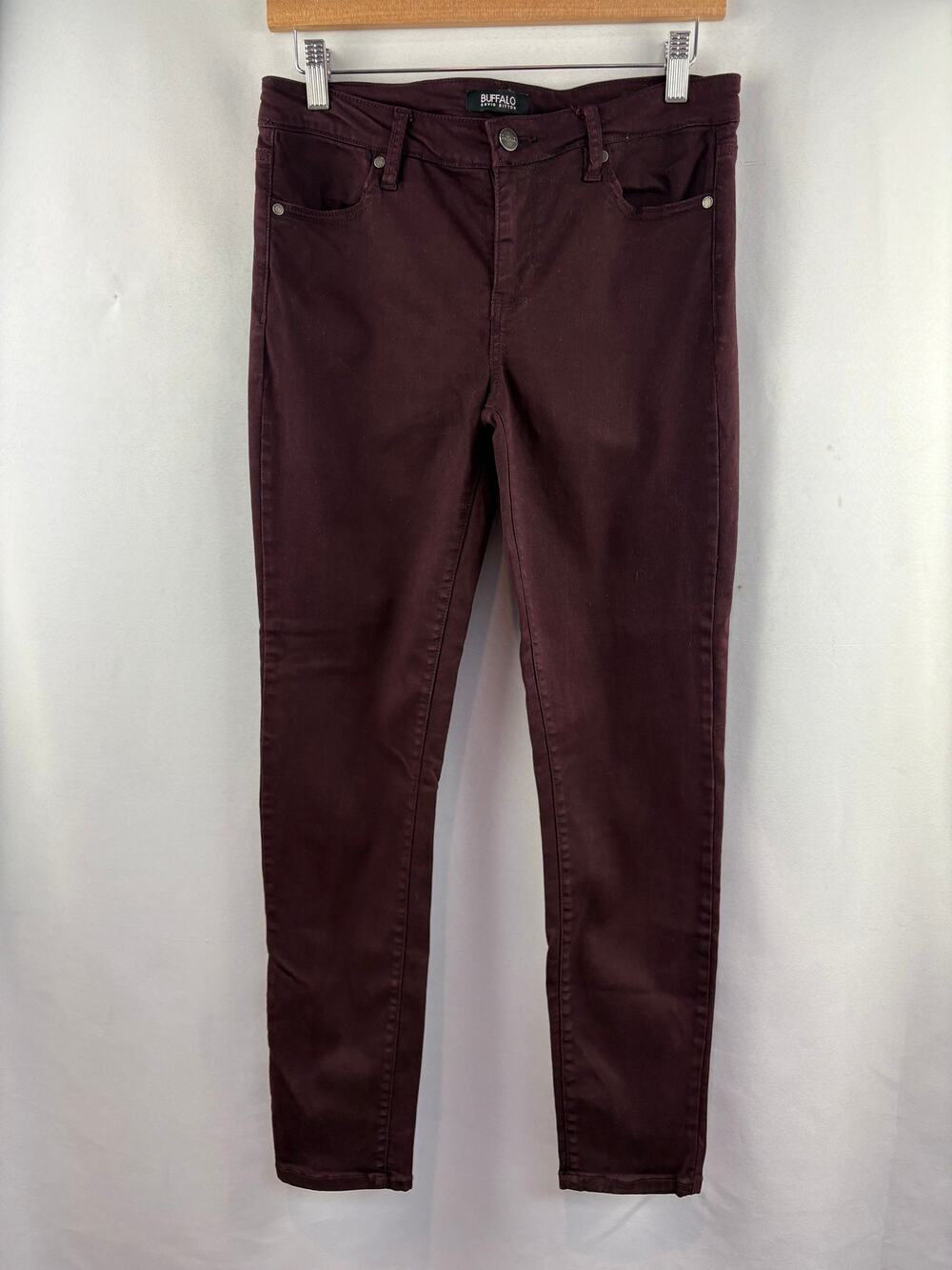 Women’s Buffalo David Bitton Size 4/27 Burgundy Skinny Jeans